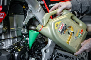 When to change dirt bike oil