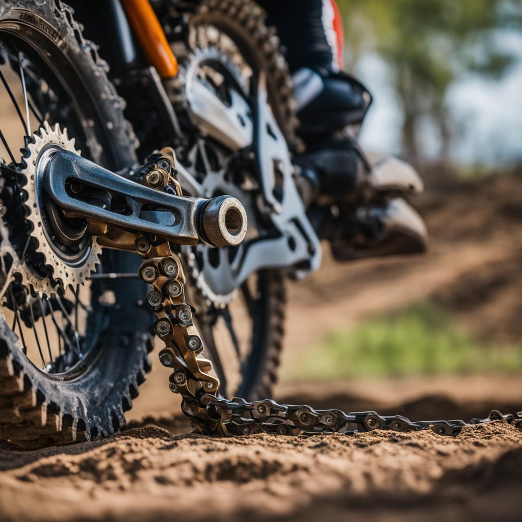 how to tighten a chain on a dirt bike